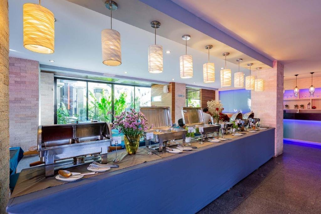 Reception counter at Blue Tara Hotel Krabi Ao Nang