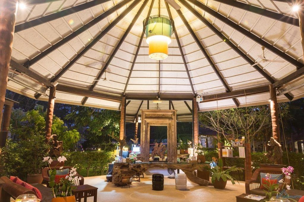 Covered dining area at Krabi Aquamarine Resort