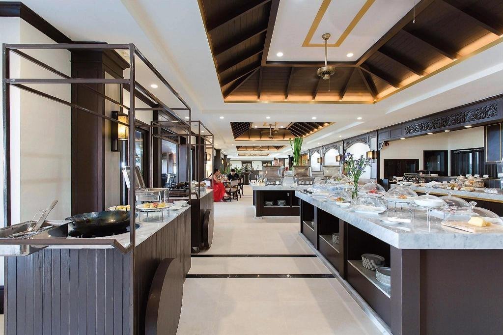 Buffet counters at Krabi Heritage Hotel